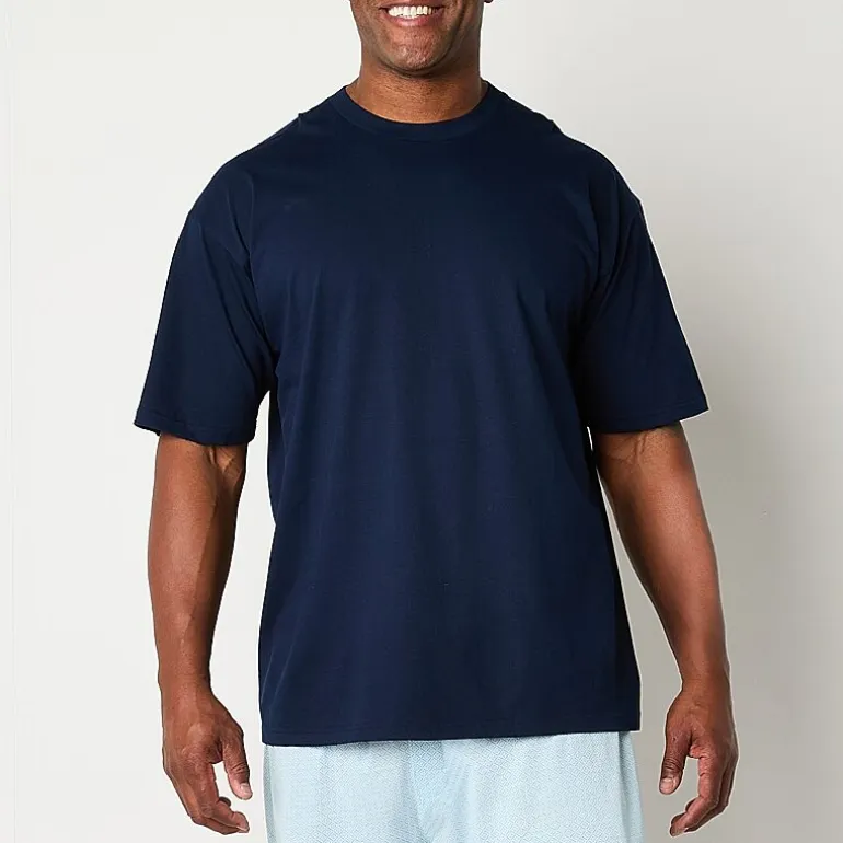 Stafford Heavyweight Mens 3 Pack Short Sleeve Crew Neck T-Shirt Big