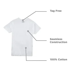 Stafford Heavyweight Mens 4 Pack Short Sleeve V Neck T-Shirt Big