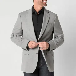 Stafford Hopsack Mens Classic Fit Sport Coat