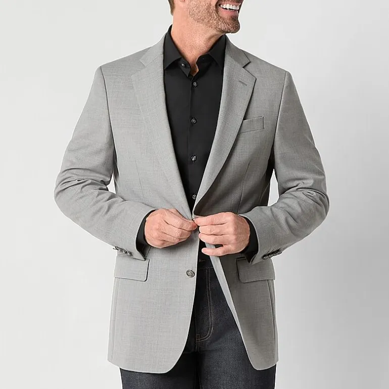 Stafford Hopsack Mens Classic Fit Sport Coat