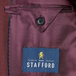Stafford Hopsack Mens Classic Fit Sport Coat