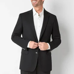 Stafford Hopsack Mens Classic Fit Sport Coat