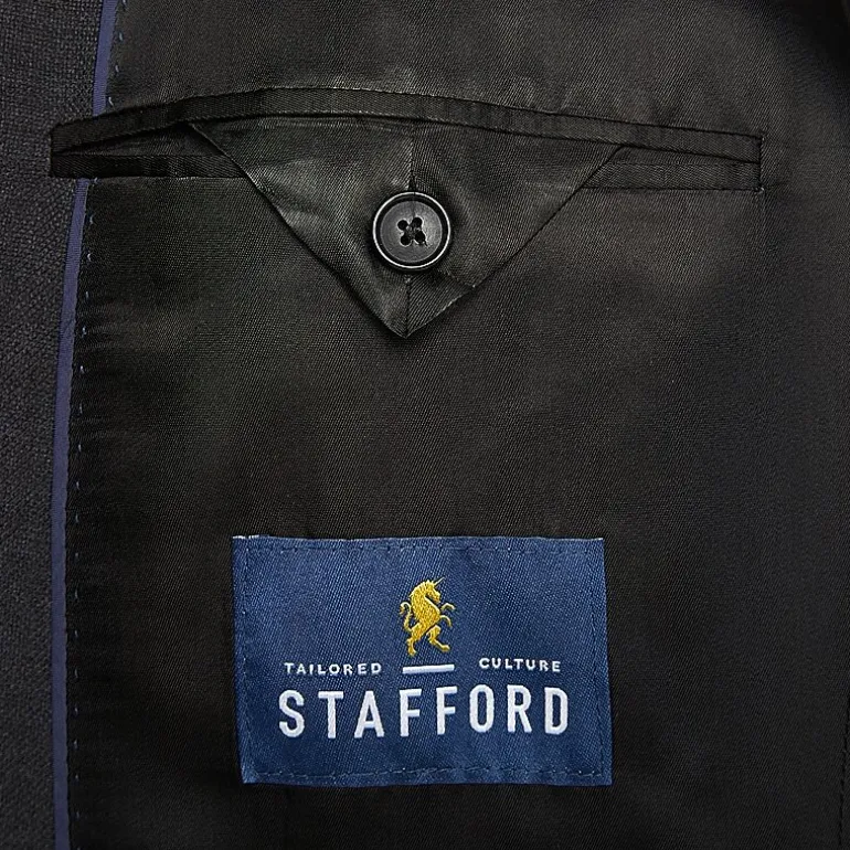 Stafford Hopsack Mens Stretch Fabric Classic Fit Big and Tall Blazer