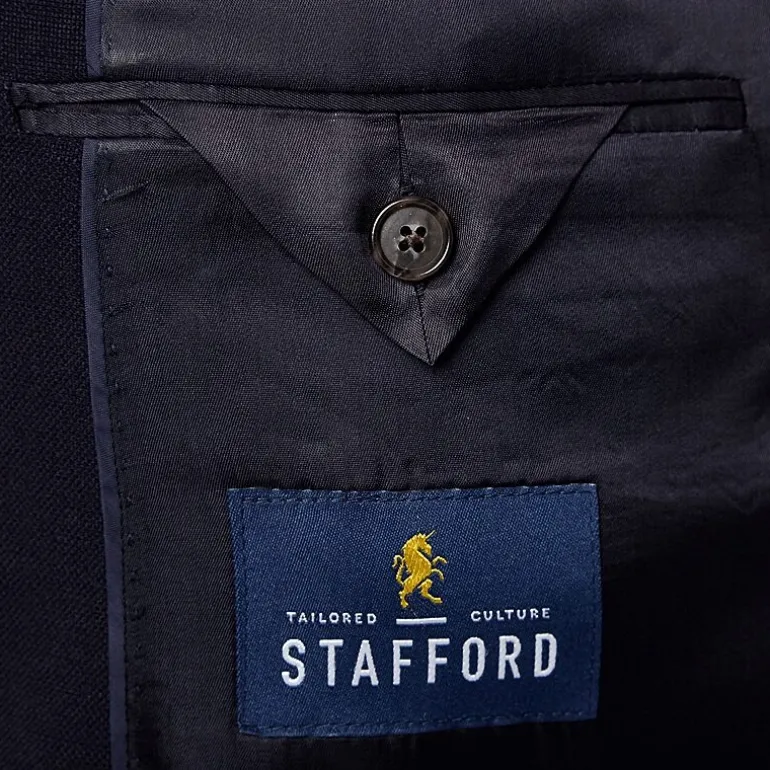 Stafford Hopsack Mens Stretch Fabric Classic Fit Big and Tall Blazer