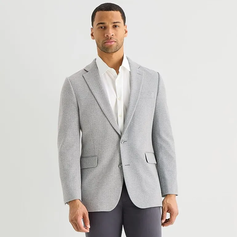 Stafford Knit Mens Classic Fit Sport Coat