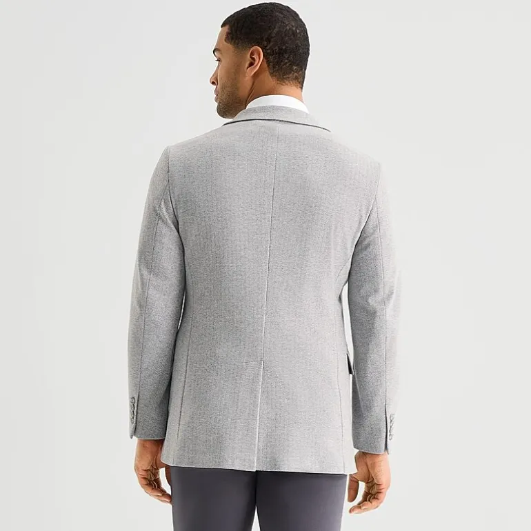 Stafford Knit Mens Classic Fit Sport Coat