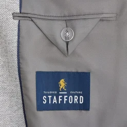 Stafford Knit Mens Classic Fit Sport Coat