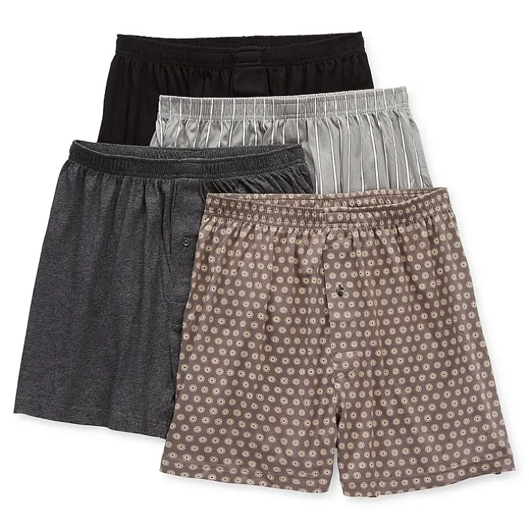 Stafford Knit Mens 4 Pack Boxers 305939