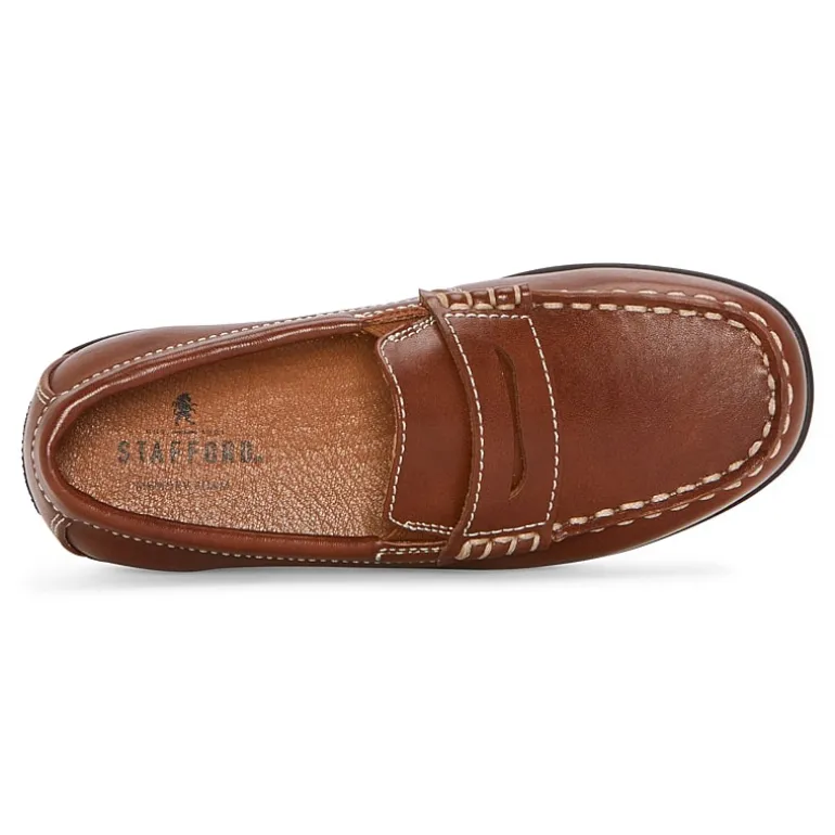 Stafford Lil Milo Toddler Boys Moc Closed Toe Loafers
