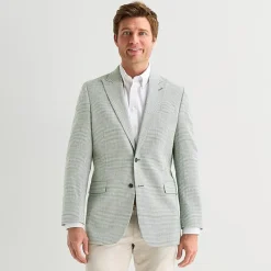 Stafford Linen Cotton Blend Mens Regular Fit Sport Coat