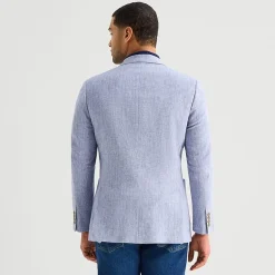 Stafford Linen Cotton Blend Mens Regular Fit Sport Coat