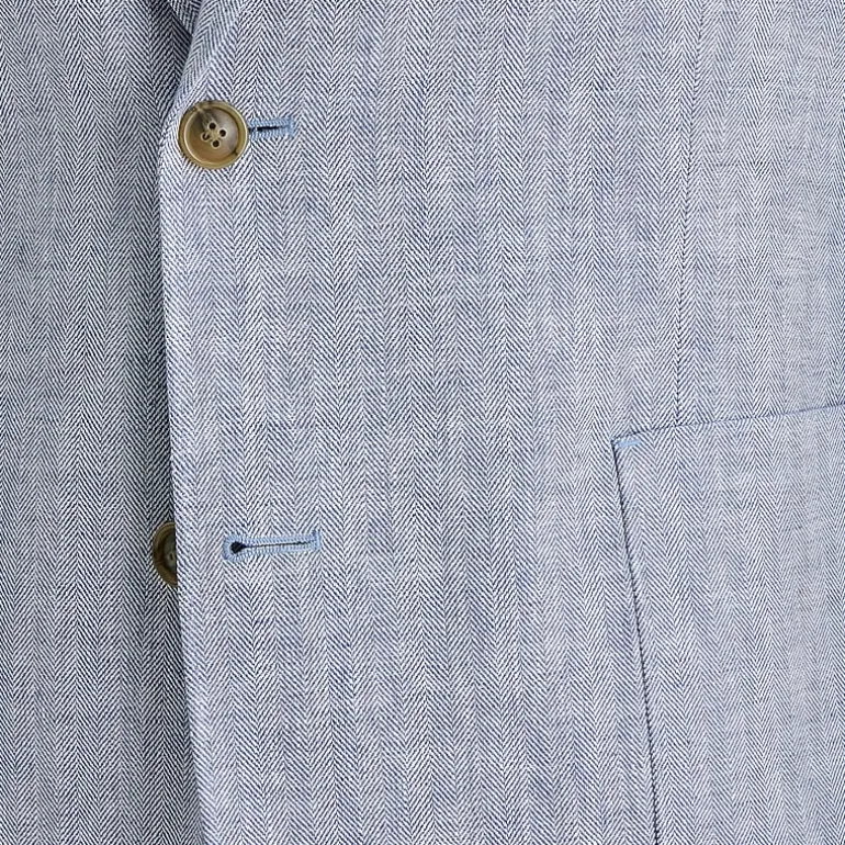 Stafford Linen Cotton Blend Mens Regular Fit Sport Coat