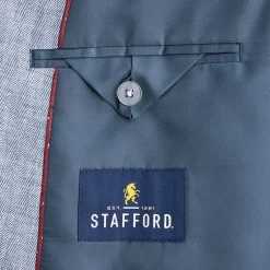 Stafford Linen Cotton Mens Big and Tall Classic Fit Linen Sport Coat