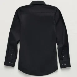 Stafford Little & Big Kid Boys Point Collar Long Sleeve Dress Shirt