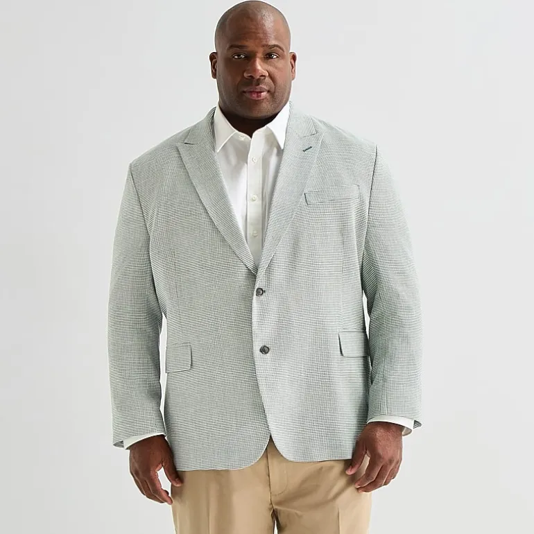 Stafford Mens Big and Tall Regular Fit Sport Coat