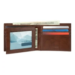 Stafford Mens Extra Capacity Personalized Rfid Blocking Bifold Wallet