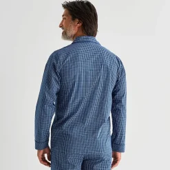 Stafford Mens Long Sleeve 2-pc. Pajama Set