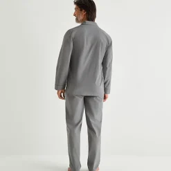 Stafford Mens Long Sleeve 2-pc. Pajama Set