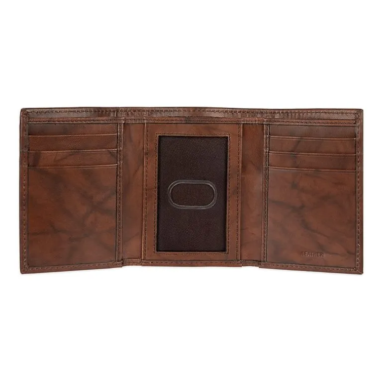 Stafford Mens Personalized Rfid Blocking Trifold Wallet