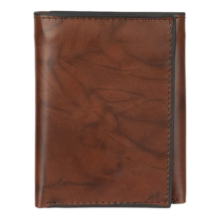 Stafford Mens Personalized Rfid Blocking Trifold Wallet