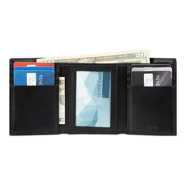 Stafford Mens Personalized Rfid Blocking Trifold Wallet