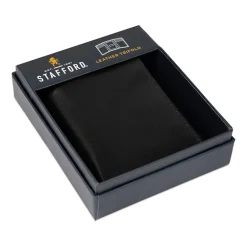 Stafford Mens Personalized Rfid Blocking Trifold Wallet