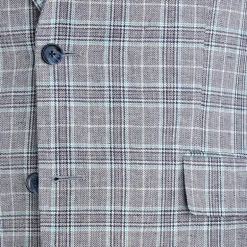 Stafford Mens Plaid Classic Fit Sport Coat