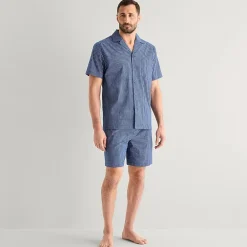 Stafford Mens Short Sleeve 2-pc. Pajama Set