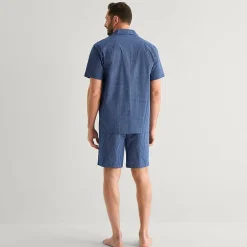 Stafford Mens Short Sleeve 2-pc. Pajama Set