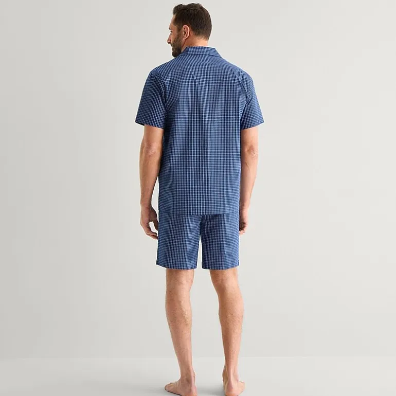 Stafford Mens Short Sleeve 2-pc. Pajama Set