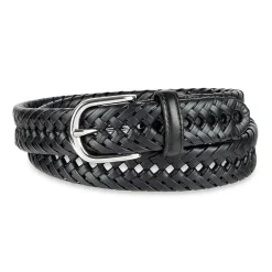 Stafford 32mm Basket Weave Mens Belt