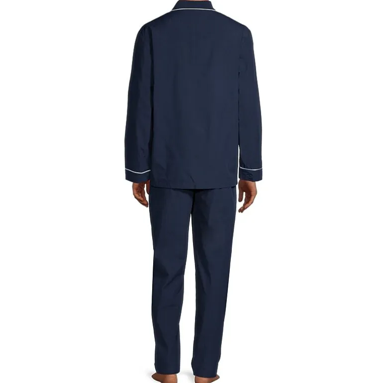 Stafford Modal Mens Long Sleeve 2-pc. Pajama Set