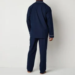 Stafford Modal Mens Long Sleeve 2-pc. Pajama Set