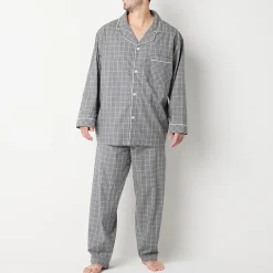 Stafford Modal Mens Long Sleeve 2-pc. Big Pajama Set
