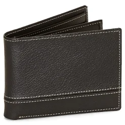 Stafford Pebble Mens Extra Capacity Bifold Wallet