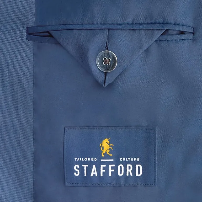 Stafford Signature Coolmax All Season Ecomade Mens Stretch Fabric Classic Fit Suit Separates