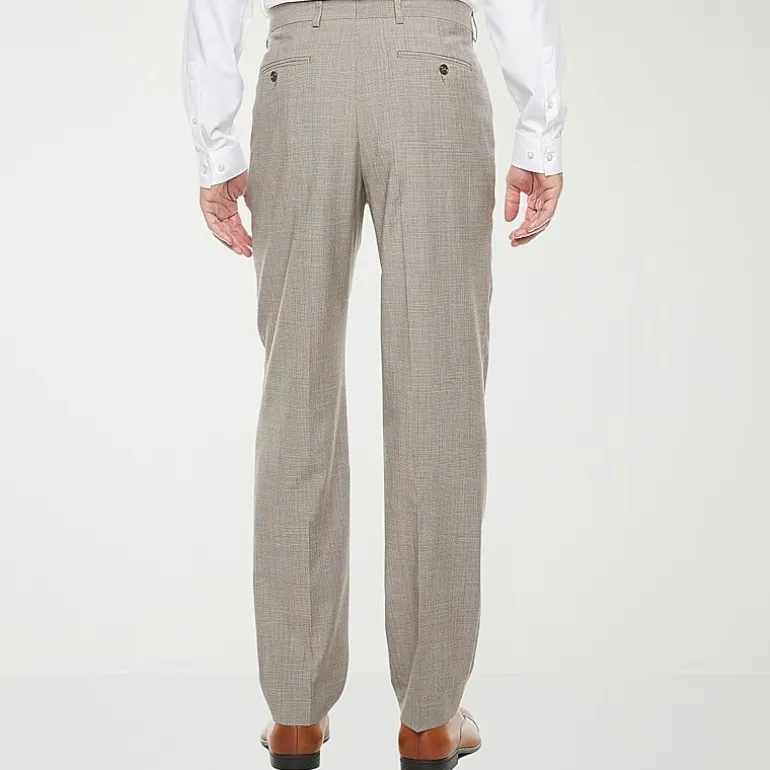 Stafford Signature Mens Big and Tall Stretch Fabric Classic Fit Flat Front Suit Pant