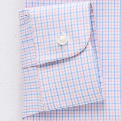 Stafford Smart Tech Magna Ready® Mens Regular Fit Easy-on + Easy-off Sensory Friendly Adaptive Stretch Fabric Wrinkle Free Long Sleeve Dress Shirt