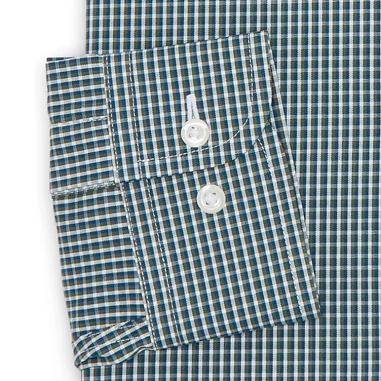 Stafford Smart Tech Mens Classic Fit Stretch Fabric Wrinkle Free Long Sleeve Dress Shirt