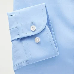 Stafford Smart Tech Mens Regular Fit Stretch Fabric Wrinkle Free Long Sleeve Dress Shirt