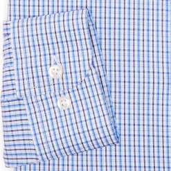 Stafford Smart Tech Mens Slim Fit Stretch Fabric Wrinkle Free Long Sleeve Dress Shirt