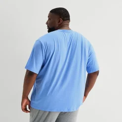 Stafford Super Soft Mens Crew Neck Short Sleeve Big and Tall Pajama Top