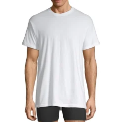 Stafford Super Soft Mens 4 Pack Short Sleeve Crew Neck T-Shirt