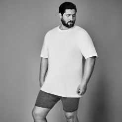 Stafford Super Soft Mens 4 Pack Short Sleeve Crew Neck T-Shirt Big and Tall