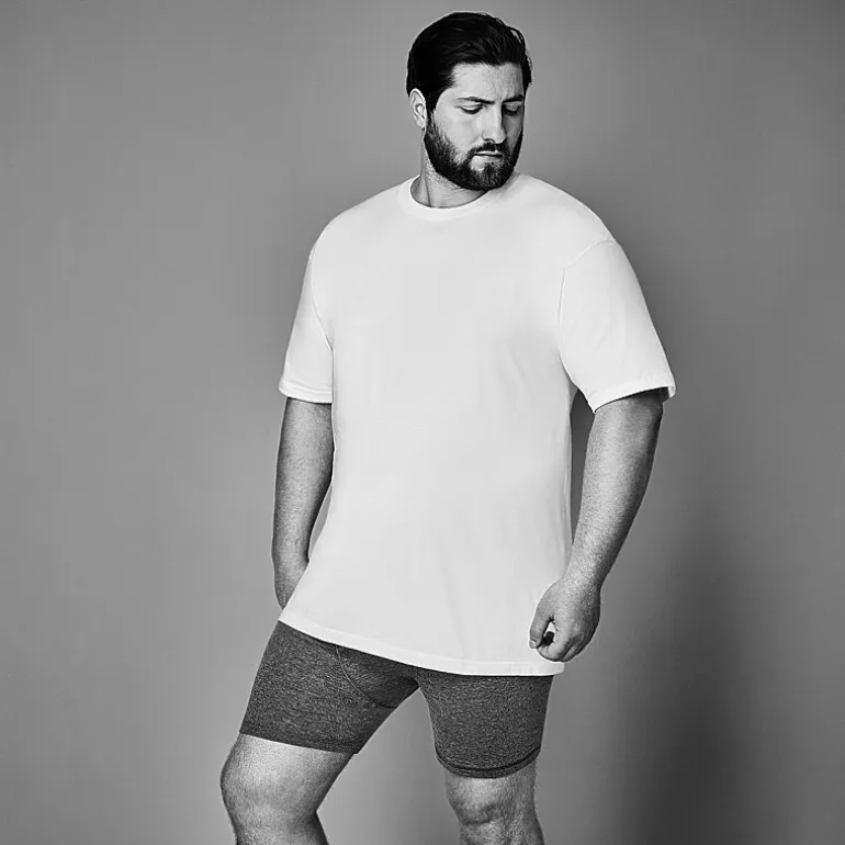 Stafford Super Soft Mens 4 Pack Short Sleeve Crew Neck T-Shirt Big and Tall