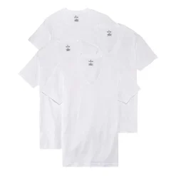 Stafford Ultra Soft Mens 4 Pack Short Sleeve V Neck T-Shirt