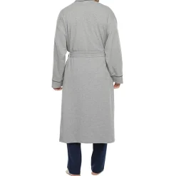 Stafford Waffle One Size Mens Waffle Long Sleeve Long Length Robe