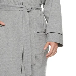 Stafford Waffle One Size Mens Waffle Long Sleeve Long Length Robe