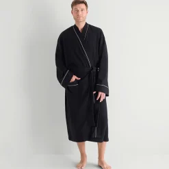 Stafford Waffle One Size Mens Big Waffle Long Sleeve Long Length Robe