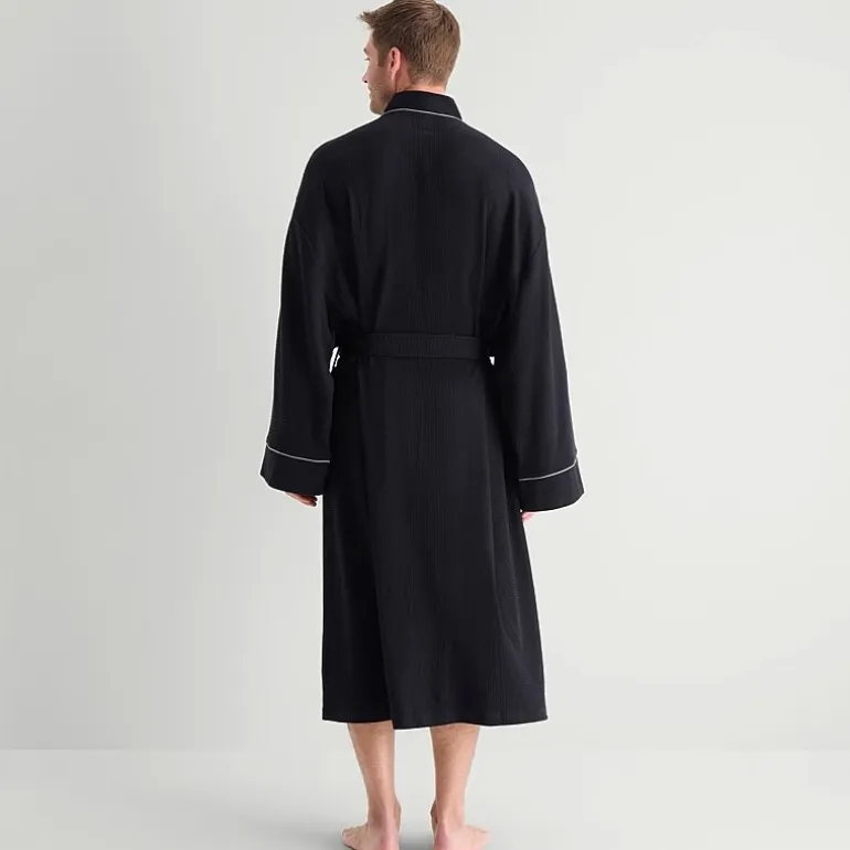 Stafford Waffle One Size Mens Big Waffle Long Sleeve Long Length Robe